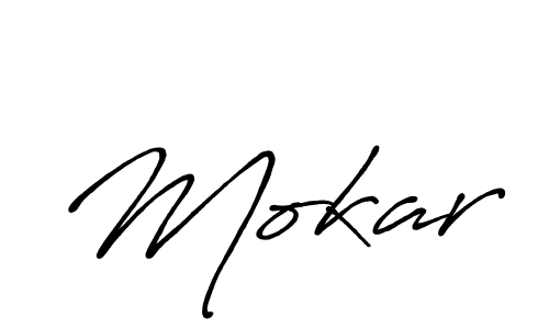 How to make Mokar signature? Antro_Vectra_Bolder is a professional autograph style. Create handwritten signature for Mokar name. Mokar signature style 7 images and pictures png