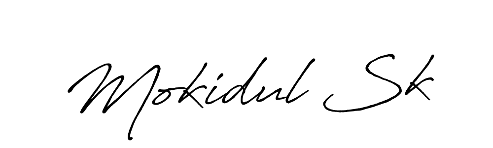 It looks lik you need a new signature style for name Mokidul Sk. Design unique handwritten (Antro_Vectra_Bolder) signature with our free signature maker in just a few clicks. Mokidul Sk signature style 7 images and pictures png