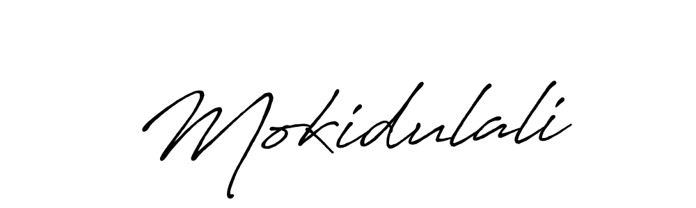 Also You can easily find your signature by using the search form. We will create Mokidulali name handwritten signature images for you free of cost using Antro_Vectra_Bolder sign style. Mokidulali signature style 7 images and pictures png