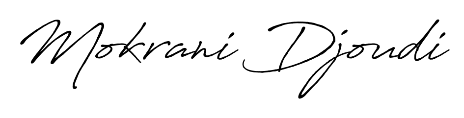 You should practise on your own different ways (Antro_Vectra_Bolder) to write your name (Mokrani Djoudi) in signature. Don't let someone else do it for you. Mokrani Djoudi signature style 7 images and pictures png