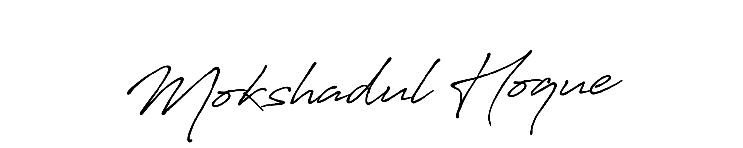 Also You can easily find your signature by using the search form. We will create Mokshadul Hoque name handwritten signature images for you free of cost using Antro_Vectra_Bolder sign style. Mokshadul Hoque signature style 7 images and pictures png