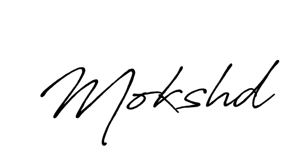 Antro_Vectra_Bolder is a professional signature style that is perfect for those who want to add a touch of class to their signature. It is also a great choice for those who want to make their signature more unique. Get Mokshd name to fancy signature for free. Mokshd signature style 7 images and pictures png