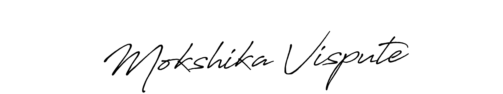 if you are searching for the best signature style for your name Mokshika Vispute. so please give up your signature search. here we have designed multiple signature styles  using Antro_Vectra_Bolder. Mokshika Vispute signature style 7 images and pictures png