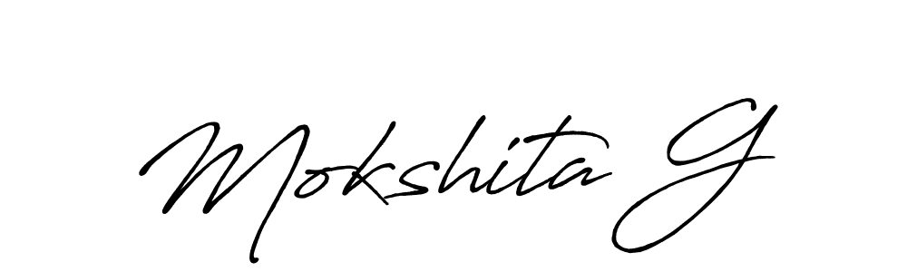 How to Draw Mokshita G signature style? Antro_Vectra_Bolder is a latest design signature styles for name Mokshita G. Mokshita G signature style 7 images and pictures png