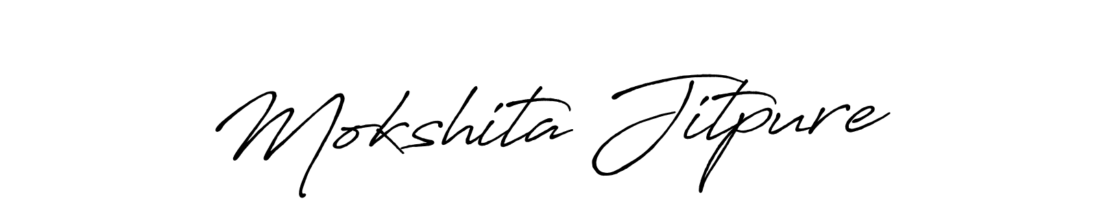 Make a beautiful signature design for name Mokshita Jitpure. Use this online signature maker to create a handwritten signature for free. Mokshita Jitpure signature style 7 images and pictures png