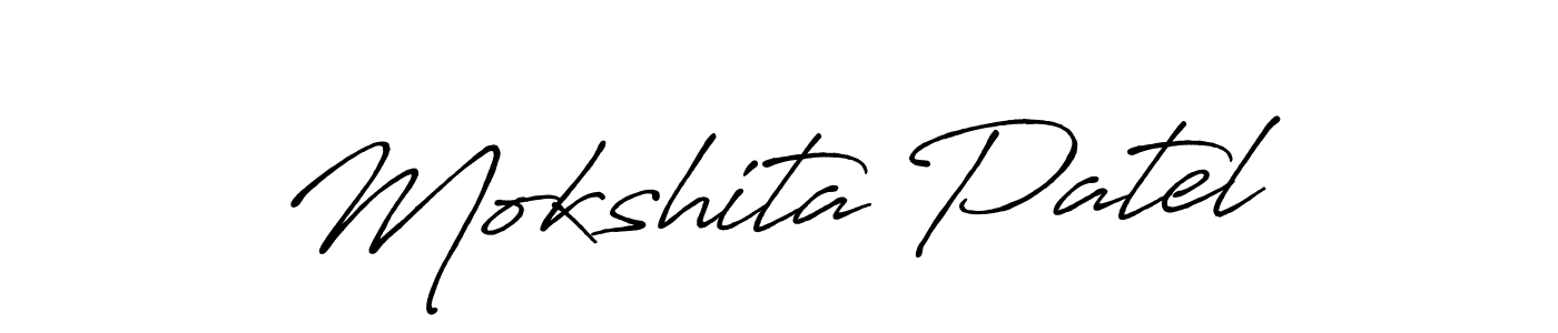 Check out images of Autograph of Mokshita Patel name. Actor Mokshita Patel Signature Style. Antro_Vectra_Bolder is a professional sign style online. Mokshita Patel signature style 7 images and pictures png