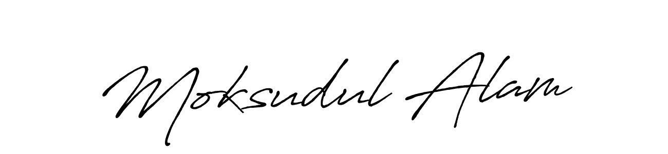 Moksudul Alam stylish signature style. Best Handwritten Sign (Antro_Vectra_Bolder) for my name. Handwritten Signature Collection Ideas for my name Moksudul Alam. Moksudul Alam signature style 7 images and pictures png