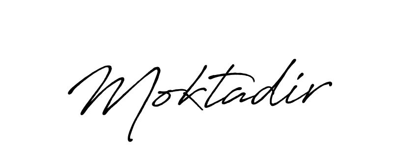 Moktadir stylish signature style. Best Handwritten Sign (Antro_Vectra_Bolder) for my name. Handwritten Signature Collection Ideas for my name Moktadir. Moktadir signature style 7 images and pictures png