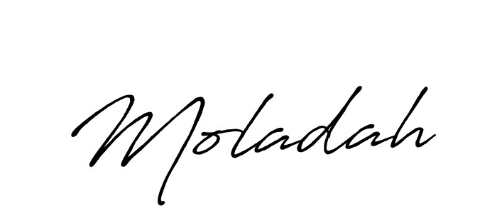Make a beautiful signature design for name Moladah. With this signature (Antro_Vectra_Bolder) style, you can create a handwritten signature for free. Moladah signature style 7 images and pictures png