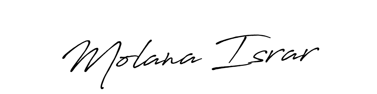 Make a short Molana Israr signature style. Manage your documents anywhere anytime using Antro_Vectra_Bolder. Create and add eSignatures, submit forms, share and send files easily. Molana Israr signature style 7 images and pictures png