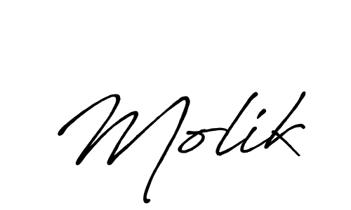 The best way (Antro_Vectra_Bolder) to make a short signature is to pick only two or three words in your name. The name Molik include a total of six letters. For converting this name. Molik signature style 7 images and pictures png