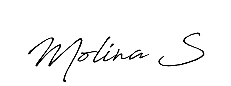 How to Draw Molina S signature style? Antro_Vectra_Bolder is a latest design signature styles for name Molina S. Molina S signature style 7 images and pictures png