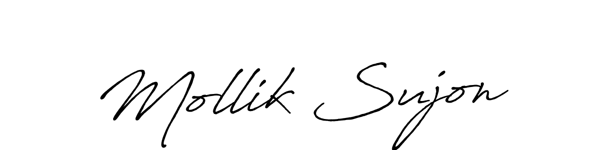 Make a beautiful signature design for name Mollik Sujon. Use this online signature maker to create a handwritten signature for free. Mollik Sujon signature style 7 images and pictures png