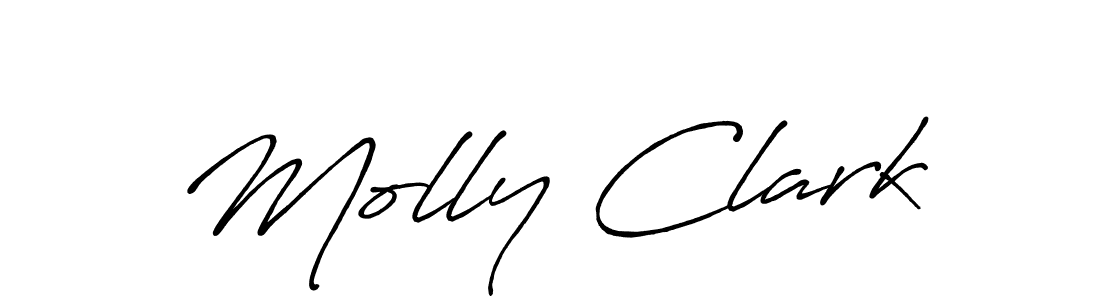 Use a signature maker to create a handwritten signature online. With this signature software, you can design (Antro_Vectra_Bolder) your own signature for name Molly Clark. Molly Clark signature style 7 images and pictures png