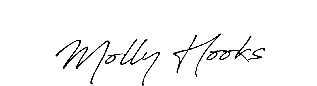 How to make Molly Hooks signature? Antro_Vectra_Bolder is a professional autograph style. Create handwritten signature for Molly Hooks name. Molly Hooks signature style 7 images and pictures png