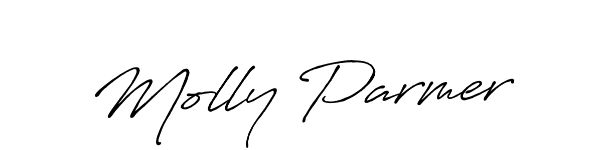 How to make Molly Parmer signature? Antro_Vectra_Bolder is a professional autograph style. Create handwritten signature for Molly Parmer name. Molly Parmer signature style 7 images and pictures png