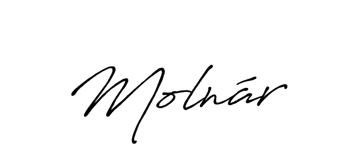 It looks lik you need a new signature style for name Molnár. Design unique handwritten (Antro_Vectra_Bolder) signature with our free signature maker in just a few clicks. Molnár signature style 7 images and pictures png