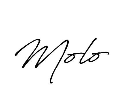 if you are searching for the best signature style for your name Molo. so please give up your signature search. here we have designed multiple signature styles  using Antro_Vectra_Bolder. Molo signature style 7 images and pictures png