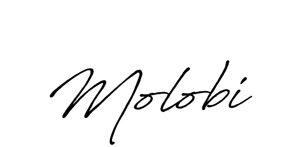 The best way (Antro_Vectra_Bolder) to make a short signature is to pick only two or three words in your name. The name Molobi include a total of six letters. For converting this name. Molobi signature style 7 images and pictures png