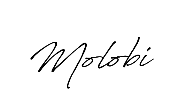 if you are searching for the best signature style for your name Molobi. so please give up your signature search. here we have designed multiple signature styles  using Antro_Vectra_Bolder. Molobi signature style 7 images and pictures png