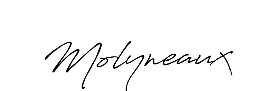 Design your own signature with our free online signature maker. With this signature software, you can create a handwritten (Antro_Vectra_Bolder) signature for name Molyneaux. Molyneaux signature style 7 images and pictures png