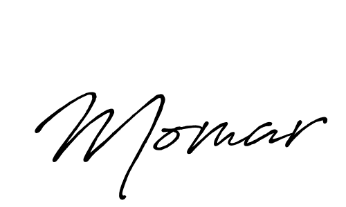 Make a beautiful signature design for name Momar. With this signature (Antro_Vectra_Bolder) style, you can create a handwritten signature for free. Momar signature style 7 images and pictures png