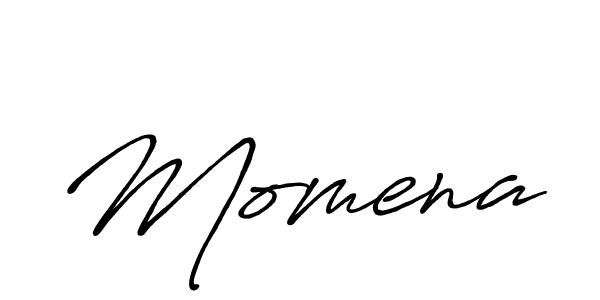 It looks lik you need a new signature style for name Momena. Design unique handwritten (Antro_Vectra_Bolder) signature with our free signature maker in just a few clicks. Momena signature style 7 images and pictures png