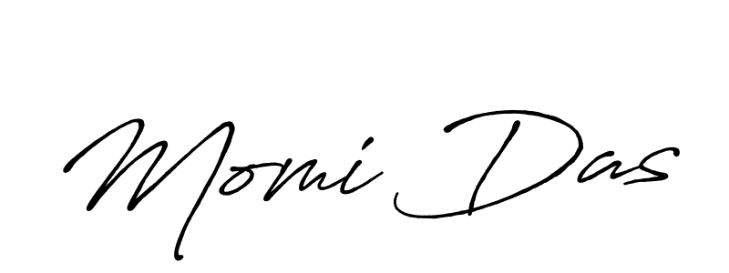 How to make Momi Das name signature. Use Antro_Vectra_Bolder style for creating short signs online. This is the latest handwritten sign. Momi Das signature style 7 images and pictures png