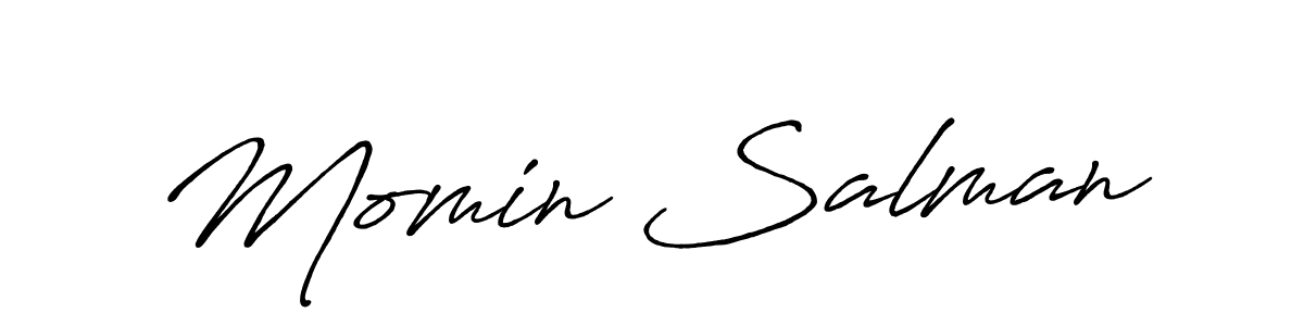 This is the best signature style for the Momin Salman name. Also you like these signature font (Antro_Vectra_Bolder). Mix name signature. Momin Salman signature style 7 images and pictures png