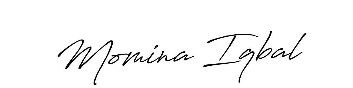 Similarly Antro_Vectra_Bolder is the best handwritten signature design. Signature creator online .You can use it as an online autograph creator for name Momina Iqbal. Momina Iqbal signature style 7 images and pictures png