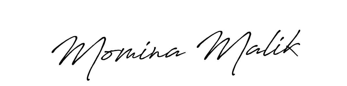 Also You can easily find your signature by using the search form. We will create Momina Malik name handwritten signature images for you free of cost using Antro_Vectra_Bolder sign style. Momina Malik signature style 7 images and pictures png