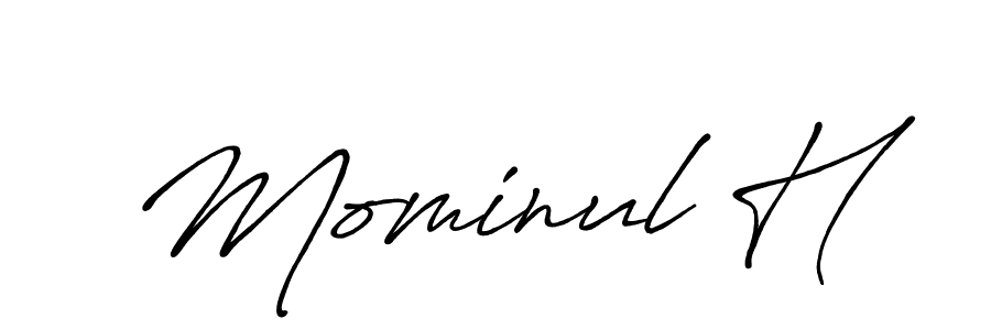 Make a short Mominul H signature style. Manage your documents anywhere anytime using Antro_Vectra_Bolder. Create and add eSignatures, submit forms, share and send files easily. Mominul H signature style 7 images and pictures png
