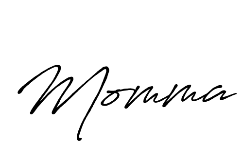 Similarly Antro_Vectra_Bolder is the best handwritten signature design. Signature creator online .You can use it as an online autograph creator for name Momma. Momma signature style 7 images and pictures png