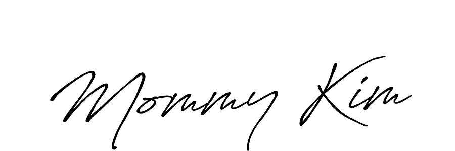 Make a beautiful signature design for name Mommy Kim. With this signature (Antro_Vectra_Bolder) style, you can create a handwritten signature for free. Mommy Kim signature style 7 images and pictures png