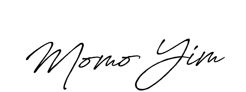 Similarly Antro_Vectra_Bolder is the best handwritten signature design. Signature creator online .You can use it as an online autograph creator for name Momo Yim. Momo Yim signature style 7 images and pictures png