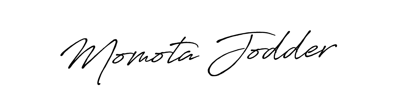 if you are searching for the best signature style for your name Momota Jodder. so please give up your signature search. here we have designed multiple signature styles  using Antro_Vectra_Bolder. Momota Jodder signature style 7 images and pictures png