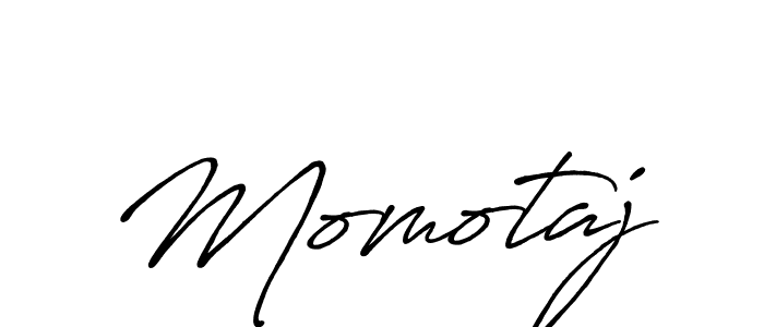 Create a beautiful signature design for name Momotaj. With this signature (Antro_Vectra_Bolder) fonts, you can make a handwritten signature for free. Momotaj signature style 7 images and pictures png