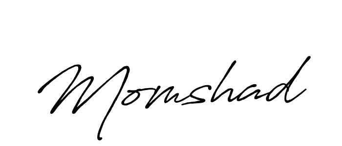The best way (Antro_Vectra_Bolder) to make a short signature is to pick only two or three words in your name. The name Momshad include a total of six letters. For converting this name. Momshad signature style 7 images and pictures png