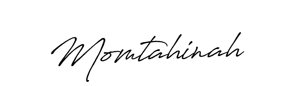 Also we have Momtahinah name is the best signature style. Create professional handwritten signature collection using Antro_Vectra_Bolder autograph style. Momtahinah signature style 7 images and pictures png
