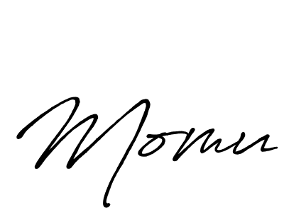 You should practise on your own different ways (Antro_Vectra_Bolder) to write your name (Momu) in signature. don't let someone else do it for you. Momu signature style 7 images and pictures png