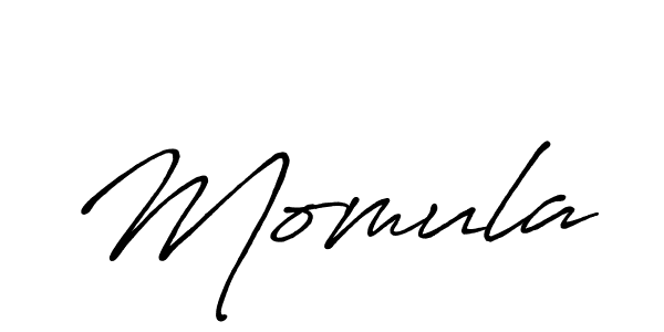 Use a signature maker to create a handwritten signature online. With this signature software, you can design (Antro_Vectra_Bolder) your own signature for name Momula. Momula signature style 7 images and pictures png