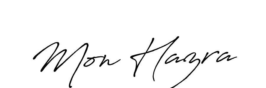 Make a beautiful signature design for name Mon Hazra. Use this online signature maker to create a handwritten signature for free. Mon Hazra signature style 7 images and pictures png