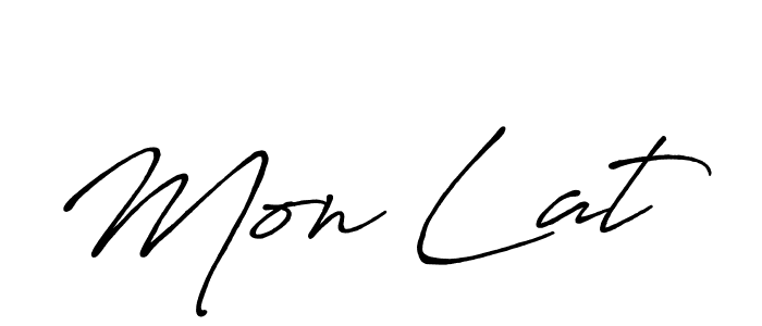 Make a beautiful signature design for name Mon Lat. Use this online signature maker to create a handwritten signature for free. Mon Lat signature style 7 images and pictures png