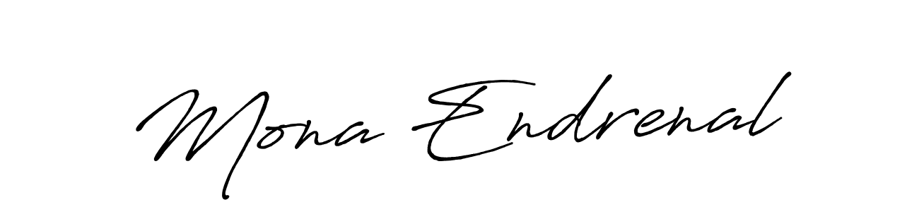 How to make Mona Endrenal signature? Antro_Vectra_Bolder is a professional autograph style. Create handwritten signature for Mona Endrenal name. Mona Endrenal signature style 7 images and pictures png