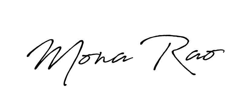 The best way (Antro_Vectra_Bolder) to make a short signature is to pick only two or three words in your name. The name Mona Rao include a total of six letters. For converting this name. Mona Rao signature style 7 images and pictures png