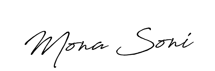 It looks lik you need a new signature style for name Mona Soni. Design unique handwritten (Antro_Vectra_Bolder) signature with our free signature maker in just a few clicks. Mona Soni signature style 7 images and pictures png