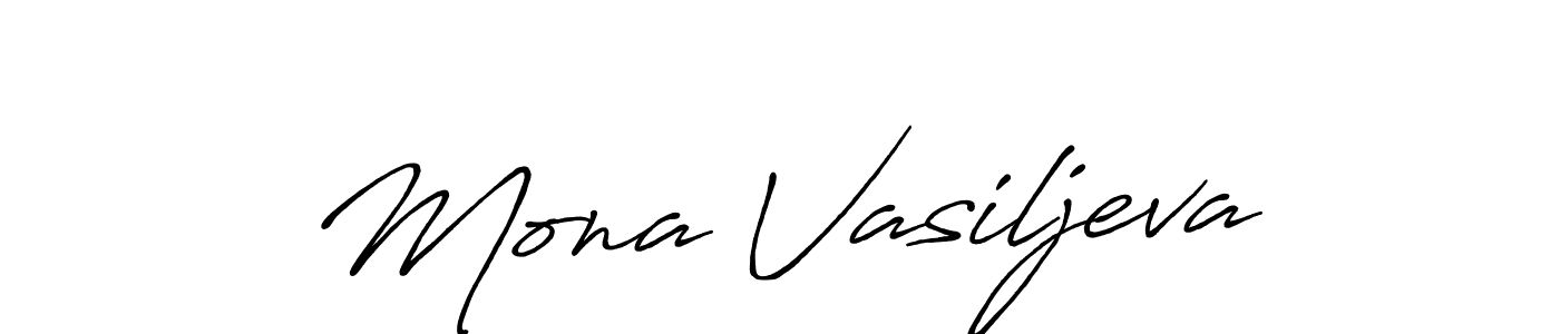 How to make Mona Vasiljeva signature? Antro_Vectra_Bolder is a professional autograph style. Create handwritten signature for Mona Vasiljeva name. Mona Vasiljeva signature style 7 images and pictures png