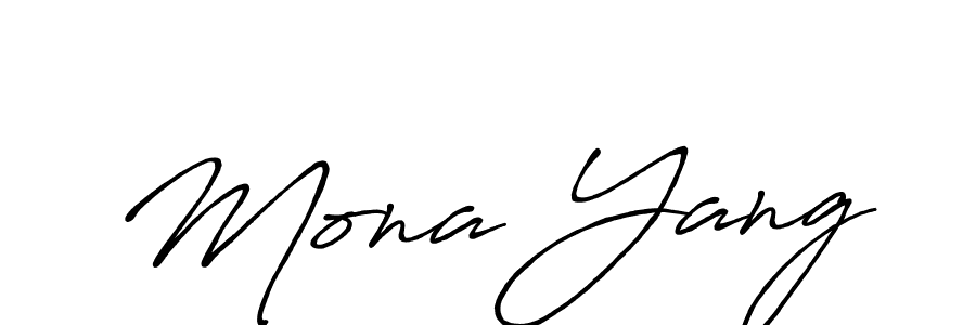 Make a beautiful signature design for name Mona Yang. Use this online signature maker to create a handwritten signature for free. Mona Yang signature style 7 images and pictures png