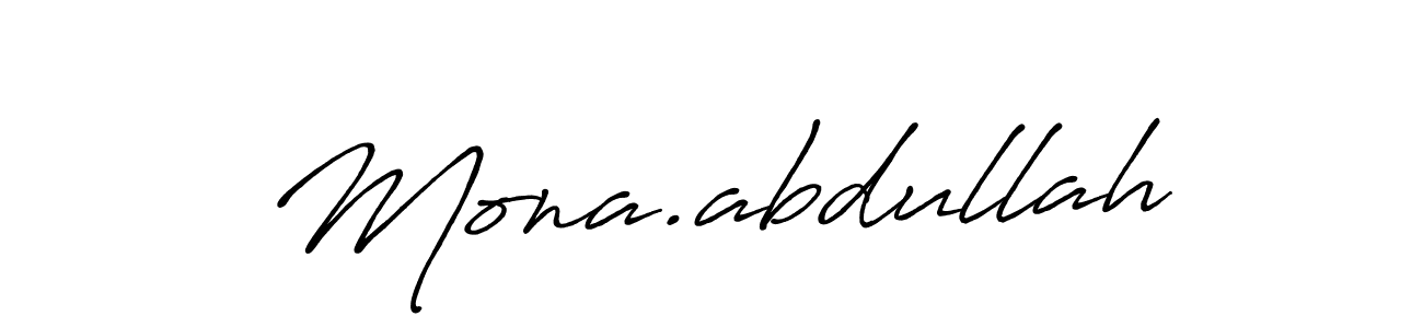 It looks lik you need a new signature style for name Mona.abdullah. Design unique handwritten (Antro_Vectra_Bolder) signature with our free signature maker in just a few clicks. Mona.abdullah signature style 7 images and pictures png