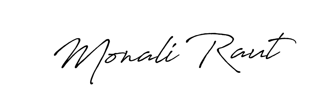 Make a short Monali Raut signature style. Manage your documents anywhere anytime using Antro_Vectra_Bolder. Create and add eSignatures, submit forms, share and send files easily. Monali Raut signature style 7 images and pictures png